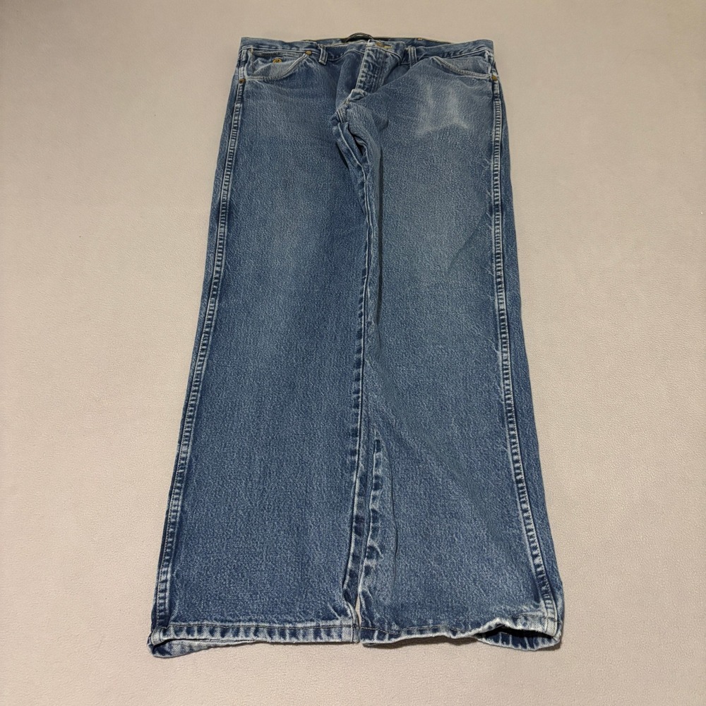 Wrangler Mens George Strait Cowboy Cut Jeans 38x32 Medium Wash Denim Rugged